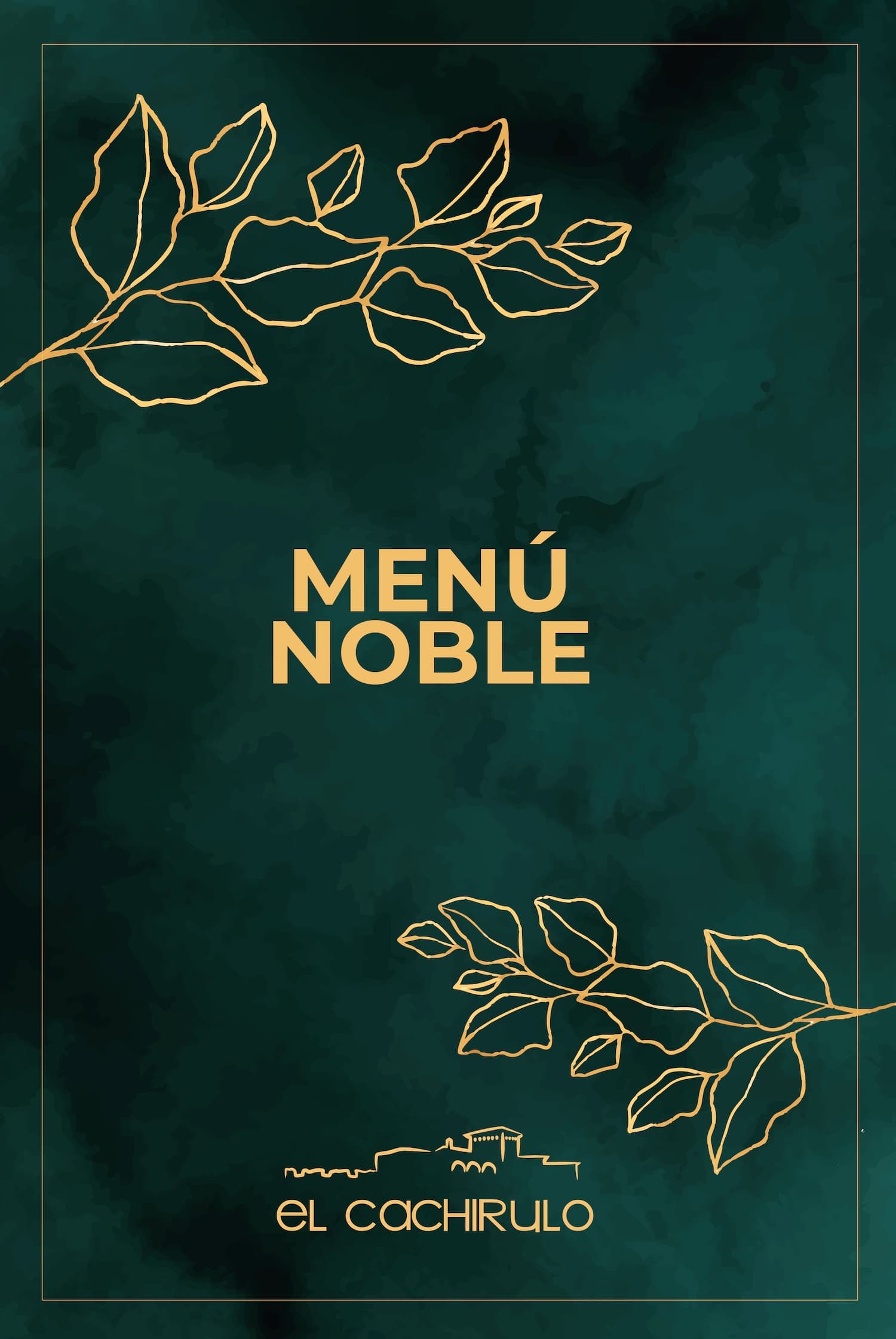 Portada del Menú Noble