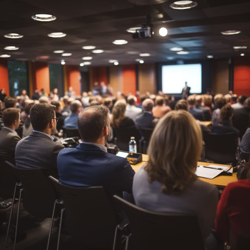 Servicio de sala en un evento de protocolo